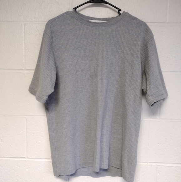 Gray Perry Ellis textured tshirt - Picture 2 of 4